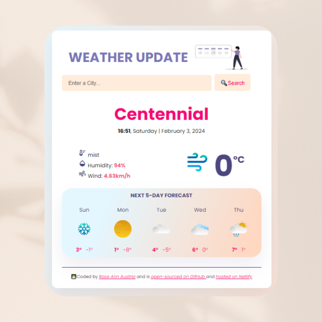 Weather App Project Image